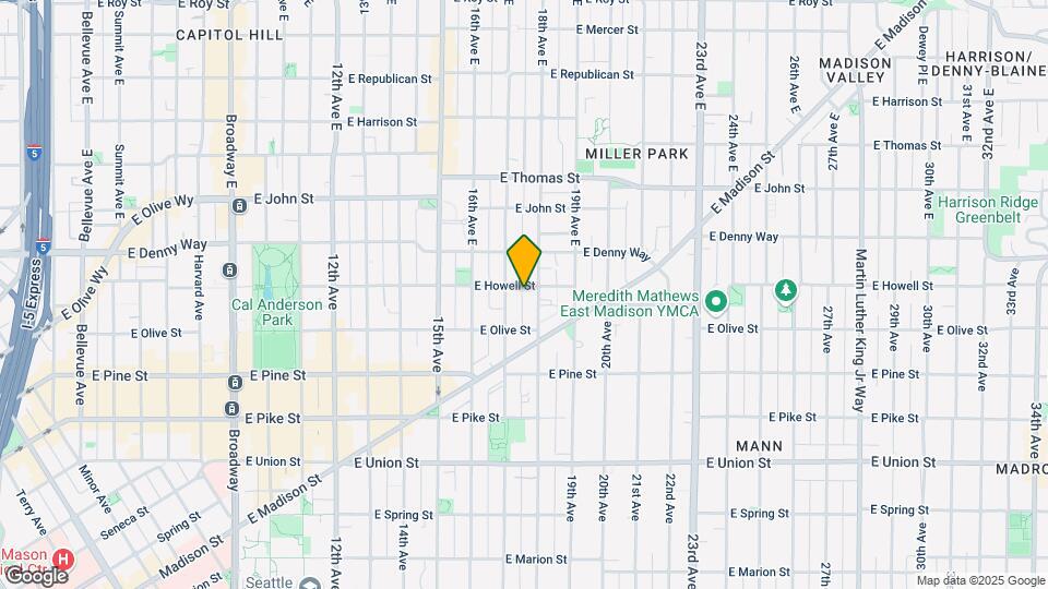 1715 E Howell St Map and Location Details