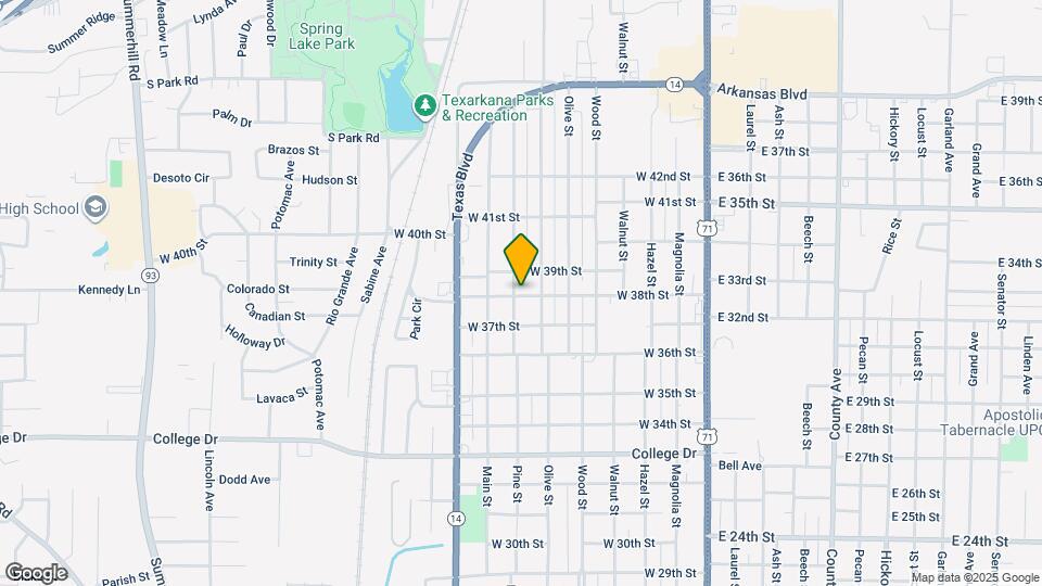 3800 Pine St Map and Location Details