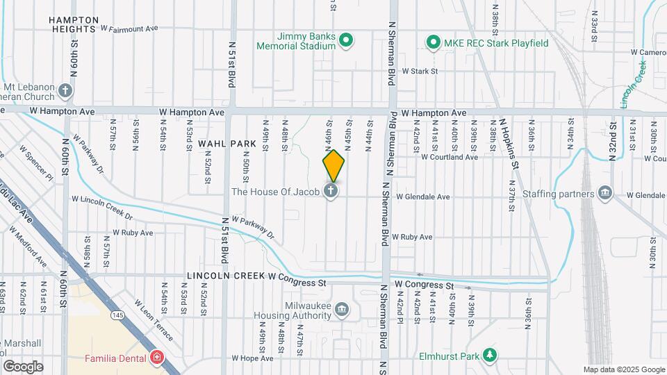 4612 N 46th St Map and Location Details