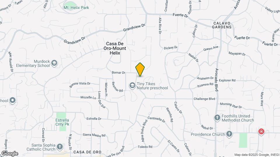 4341 Vista Way Map and Location Details