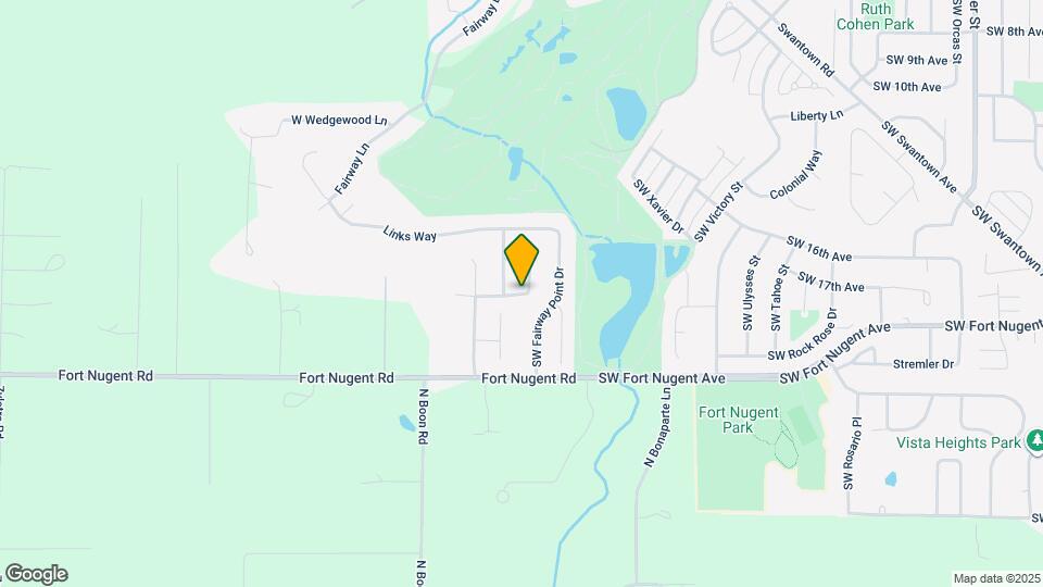 2934 SW Crestwood Dr Map and Location Details
