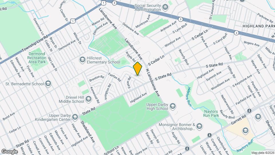 837 Windermere Ave Map and Location Details