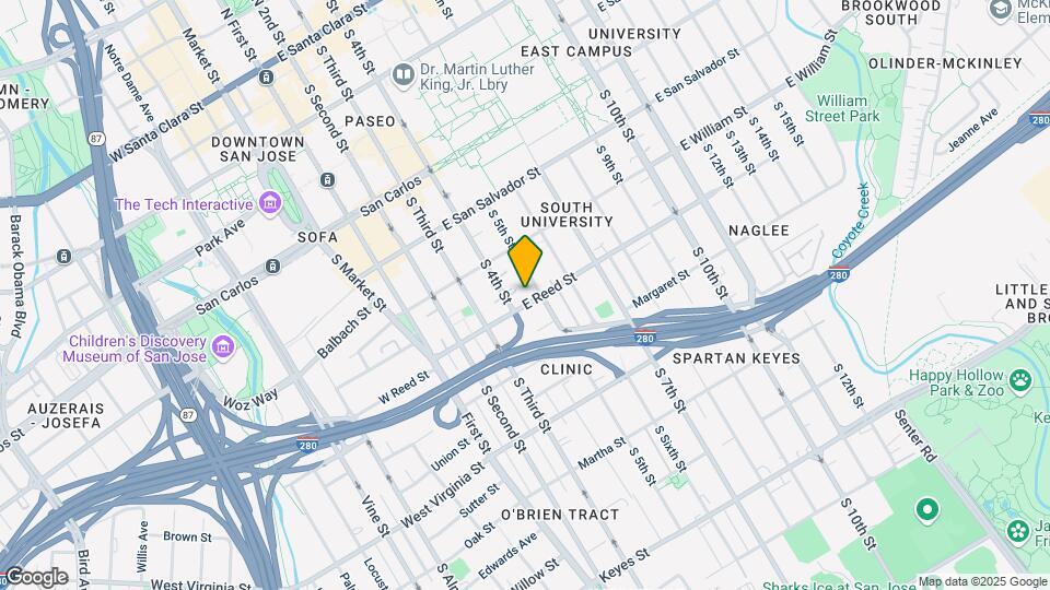 181-183 E Reed St Mapa y Detalles de la Ubicación
