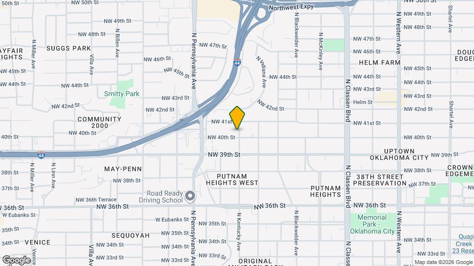 1901 NW 40th St Map and Location Details