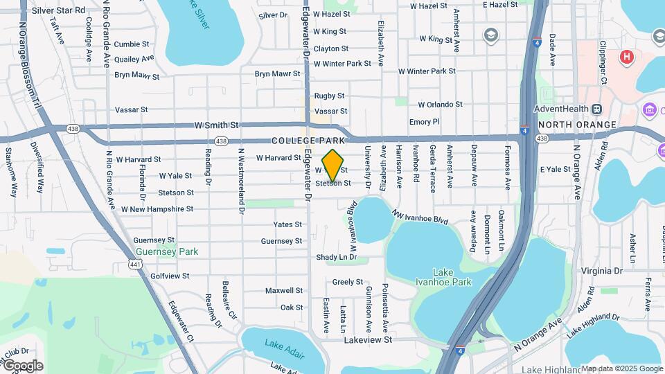 612 Stetson St Map and Location Details