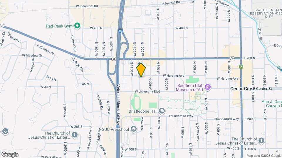 86 N 1050 W Map and Location Details