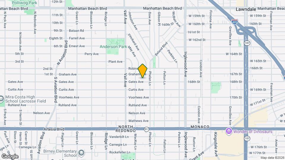 2411 Gates Ave Map and Location Details