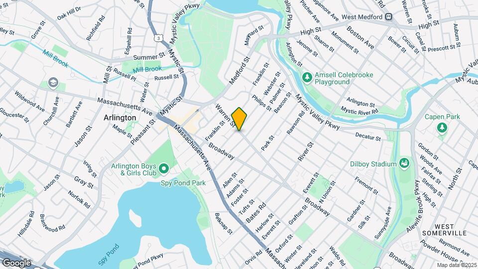 108 Warren St, Unit #1 Map and Location Details