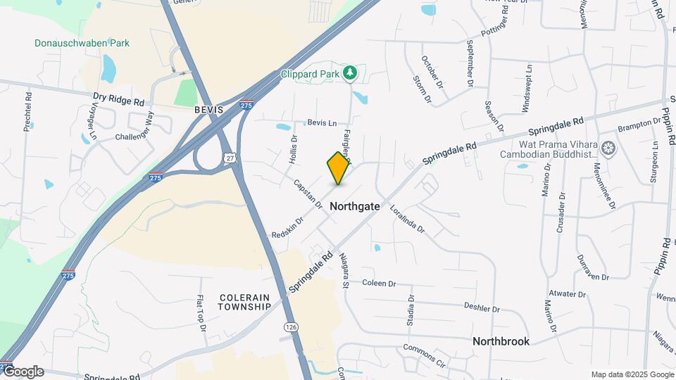 3443 Redskin Dr Map and Location Details