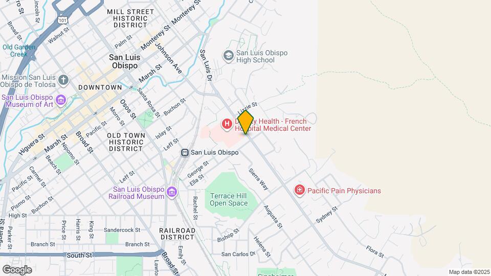 1336 Ella St Map and Location Details