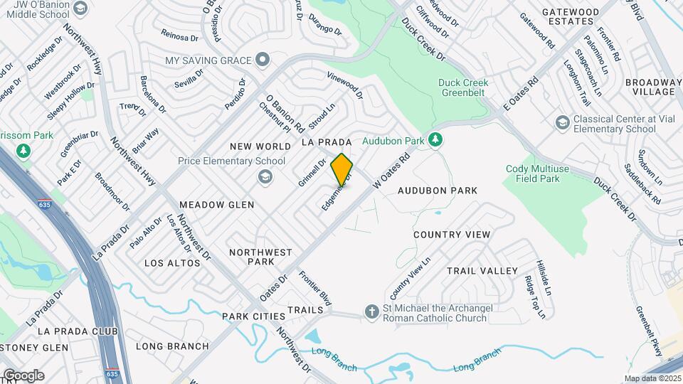 530 Edgemere Dr Map and Location Details