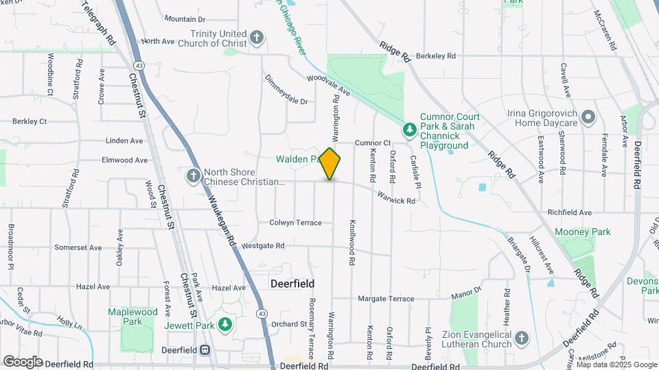 1240 Warrington Rd Map and Location Details