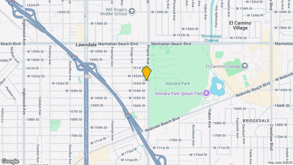 4003 W 163rd St, Unit 4003 Map and Location Details