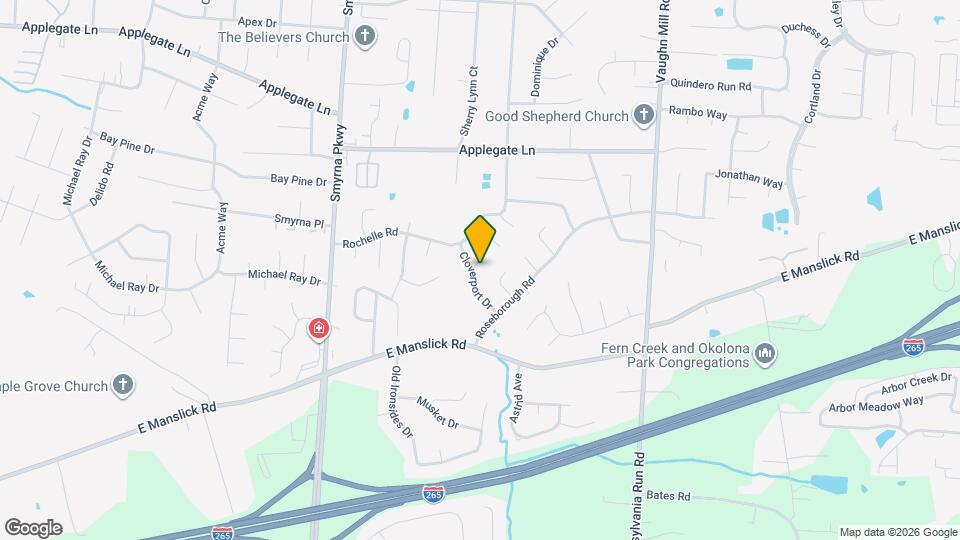 8401 Cloverport Dr Map and Location Details