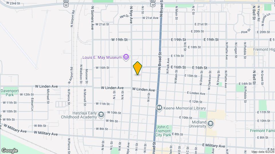 426 W 14th St Map and Location Details