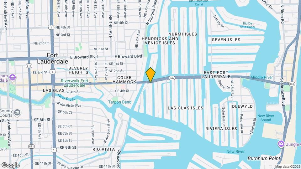 1750 E Las Olas Blvd Map and Location Details