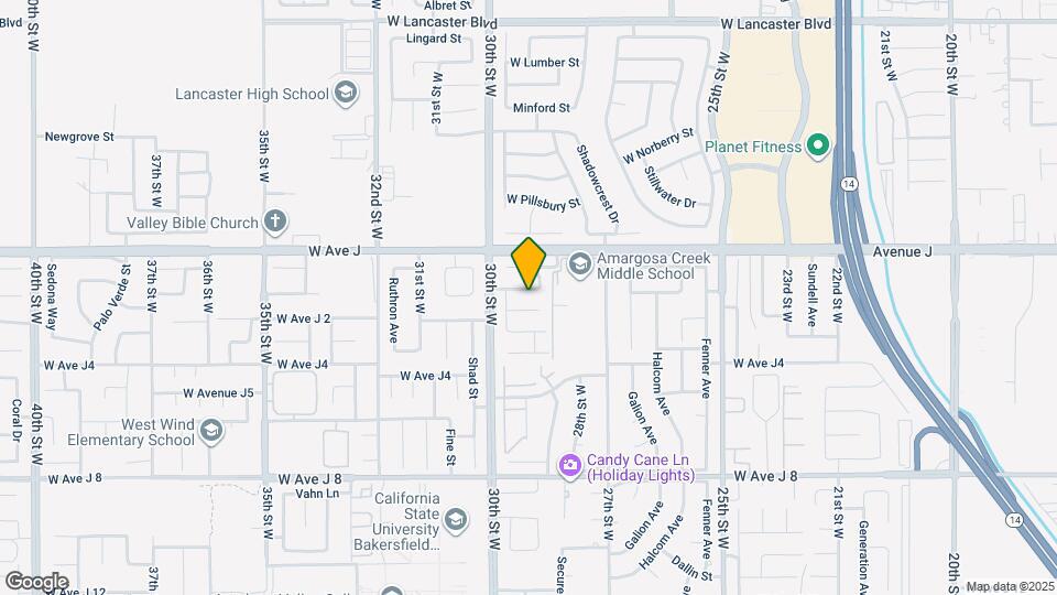 2814 Caruso Ln Mapa y Detalles de la Ubicación