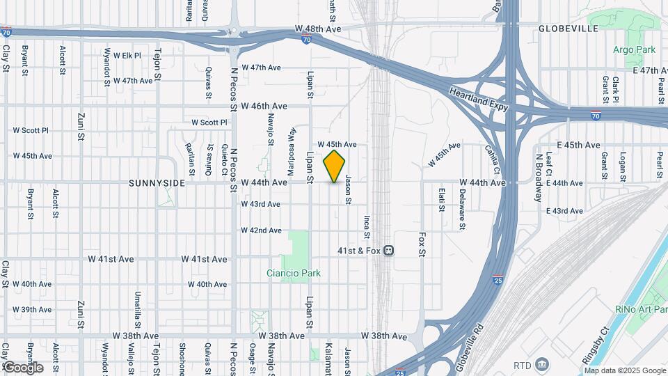 4340 Kalamath St Map and Location Details