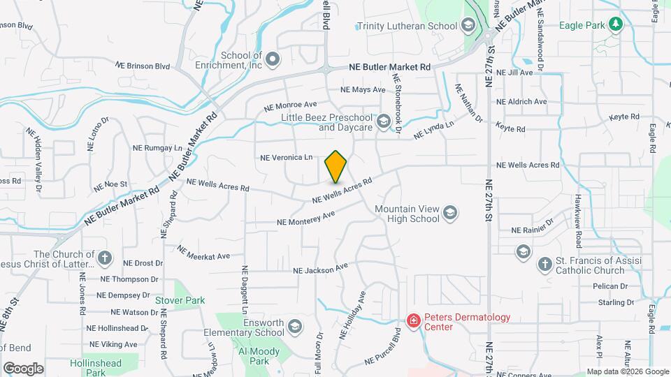 2136 NE Wells Acres Rd Map and Location Details