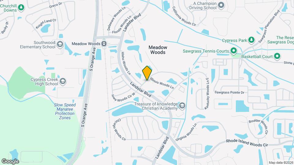 426 Iowa Woods Cir E Mapa y Detalles de la Ubicación