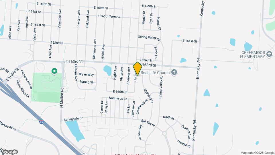 16313 Harris Ave Map and Location Details