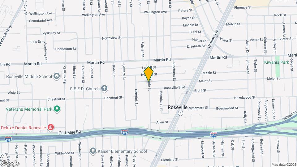 17392 Tennyson St Map and Location Details