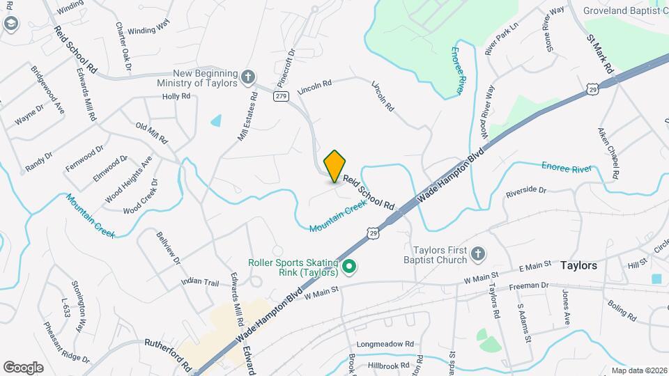 124 Creekland Wy Map and Location Details