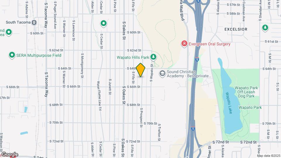 6424 S Prospect St Map and Location Details