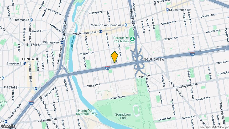 1551 Bruckner Blvd Map and Location Details