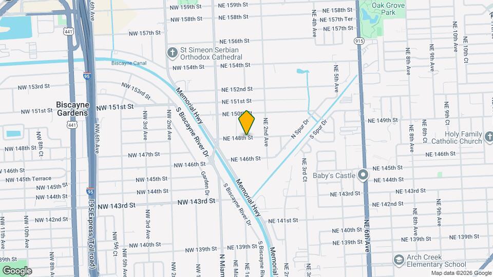 111 NE 148th St Map and Location Details