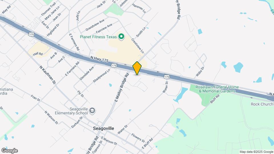 108 US-175 Frontage Rd Map and Location Details