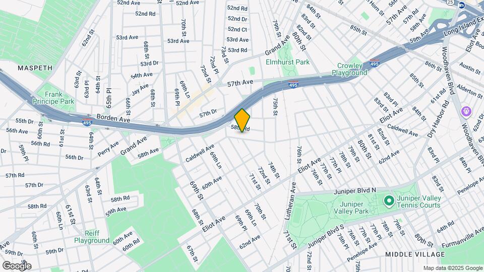 71-33 Caldwell Ave Mapa y Detalles de la Ubicación