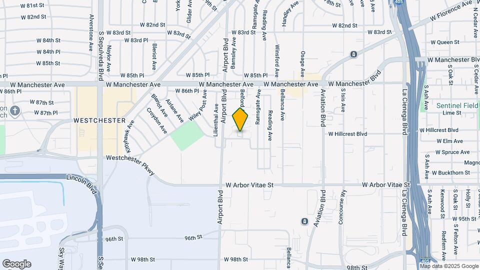 8817 Belford Ave Map and Location Details