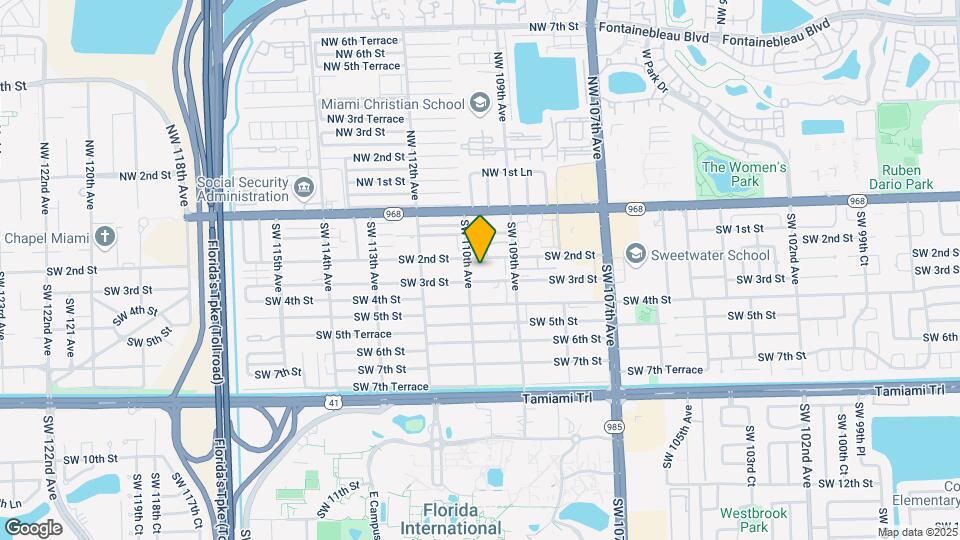 10979 SW 3rd St Mapa y Detalles de la Ubicación