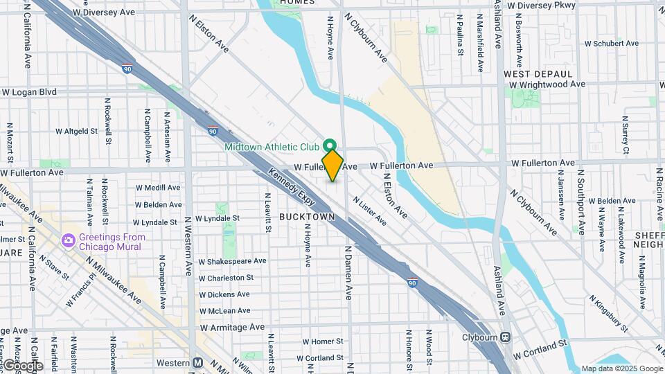 2343 N Seeley Ave Map and Location Details