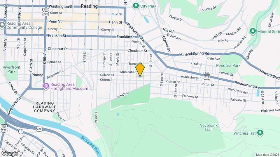 1217 Cotton St Map and Location Details
