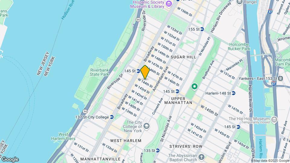 541 W 144th St Map and Location Details