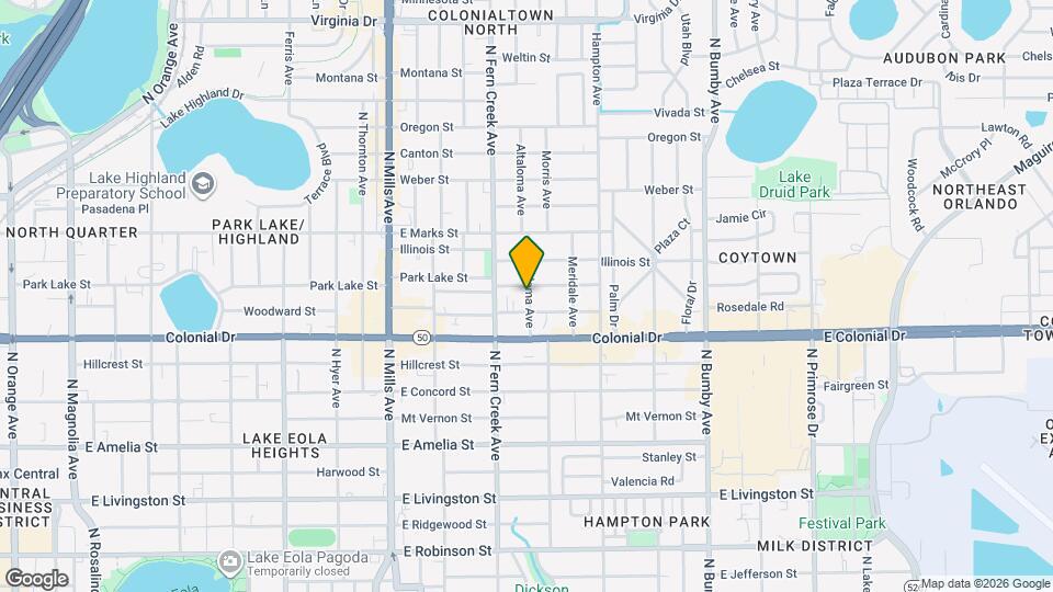 748 Altaloma Ave Map and Location Details