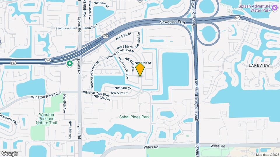 5480 NW 40th Terrace Map and Location Details