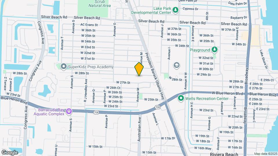1109 W 28th St Map and Location Details