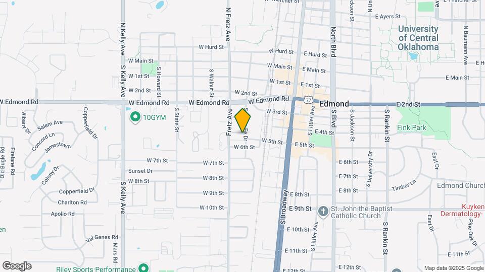 501 S Santa Fe Dr Map and Location Details