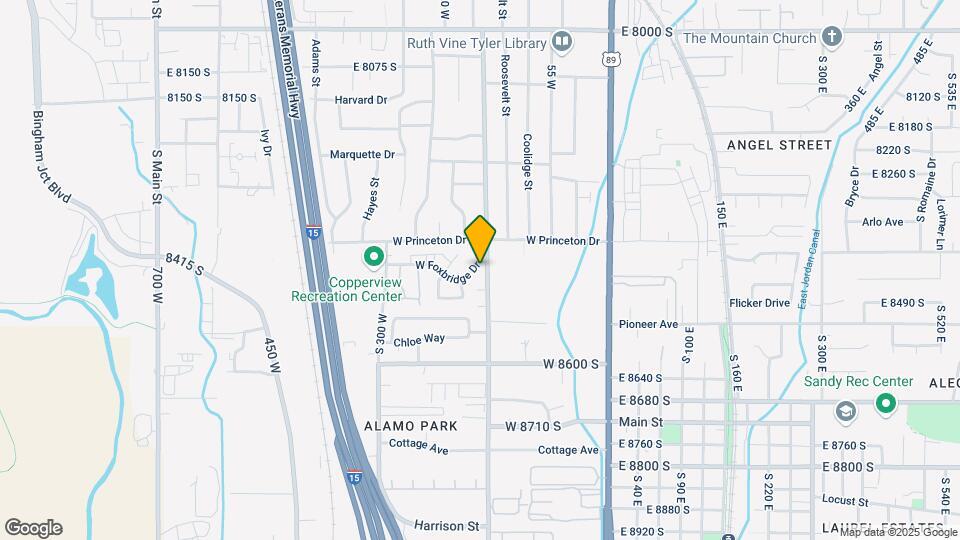 176 W Foxbridge Dr Map and Location Details