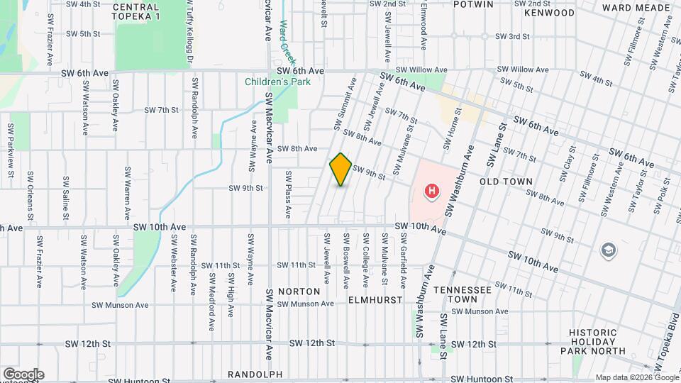 937 SW Jewell Ave Map and Location Details