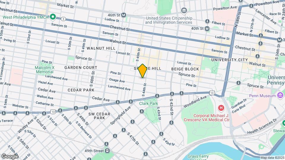 4406 Pine St Map and Location Details