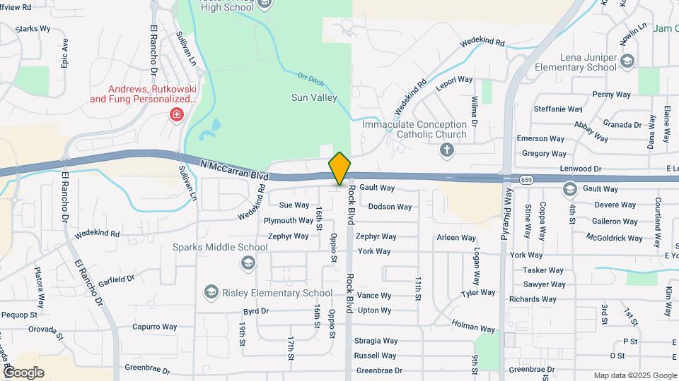 1531 Gault Way Map and Location Details