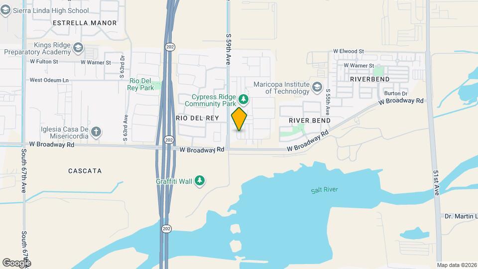 4239 S 58th Ln Map and Location Details