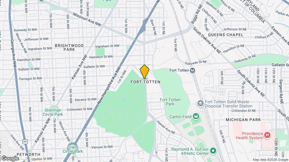 4918 North Capitol St NW Mapa y Detalles de la Ubicación