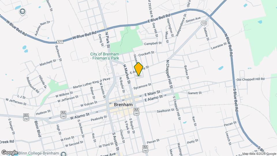 405 Botts St Map and Location Details