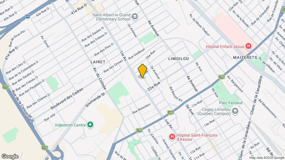 2317 Choquette Av Map and Location Details