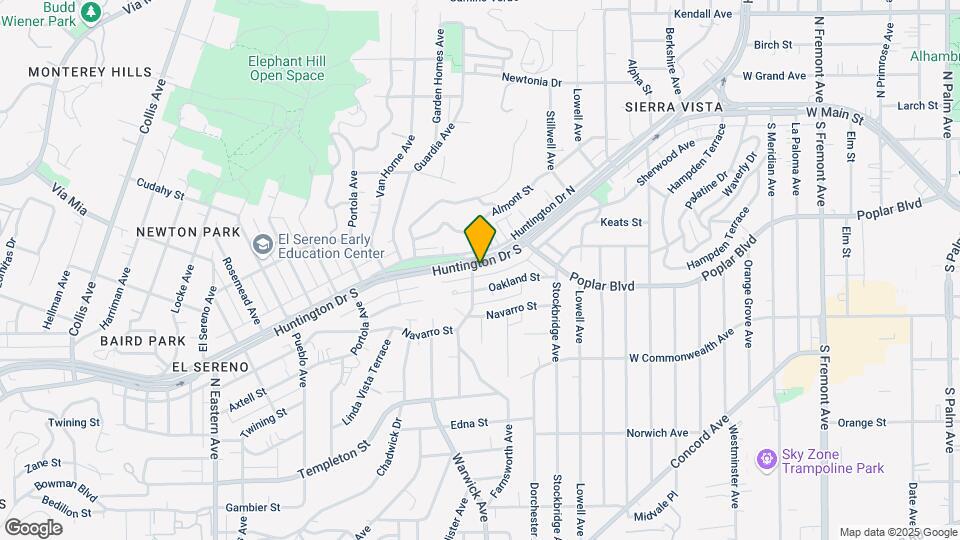 5306 S Huntington Dr Map and Location Details
